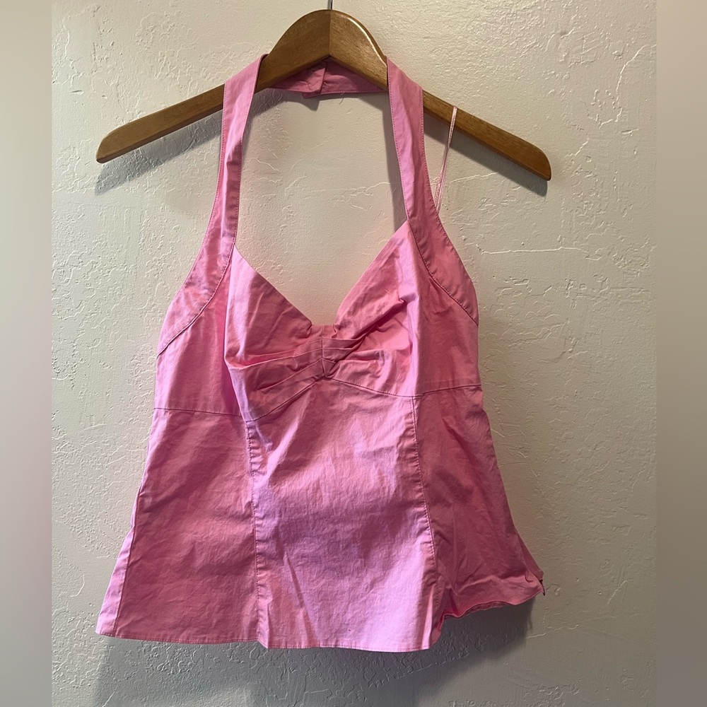 Pink Halter Top - Picture 3 of 9